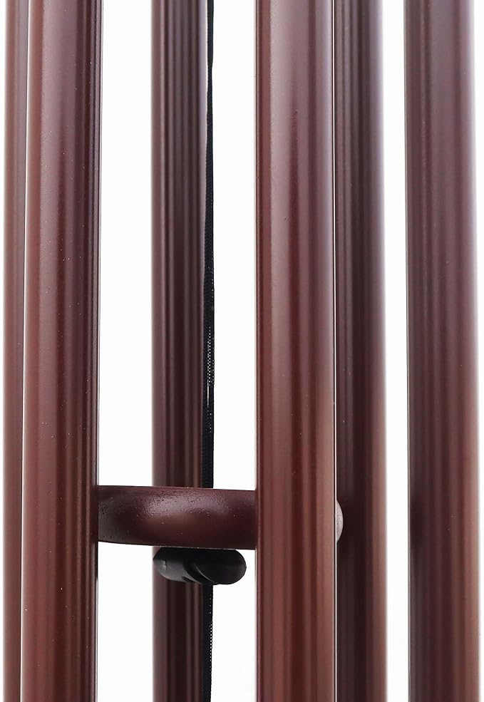 PORTHO Custom Retirement Wind Chime, Tree of Life, Bronze Colour, Persoalized Metal Wind Chimes, Custom Retirement Gifts for Men, Women, Teacher, Co-Worker, Colleague, Nanny, Boss, Veterans