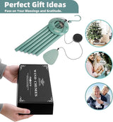 FSVGYY Wind-Chimes-Outdoor-Deep-Tone, Large Soothing Melodic Tones Windchimes, Wind Chimes for Outside, Memorial Wind Chime Best Gift for Mom Women Grandma Neighbors(32" Cyan Coated Aluminum)