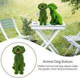 Outdoor Garden Statue Decoration, Resin Material, Handmade, Suitable for Villa Courtyards Gardens and Lawns(A,27 * 27 * 40cm)