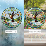 8 Inch Sun Catchers Indoor Window, Acrylic Rainbow Suncatcher Window Hanging Decoration for Living Room Bedroom Summer Home Balcony Ornaments Decoration (141Hummingbird)