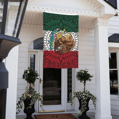 Mexican Flag – 3x5 Ft Outdoor/Indoor Durable Polyester Mexico Tapestry Vivid Color Fade Resistant Double-Sided with Brass Grommets – Mexican Banner Decor