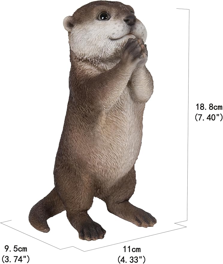 Otter Praying Statue