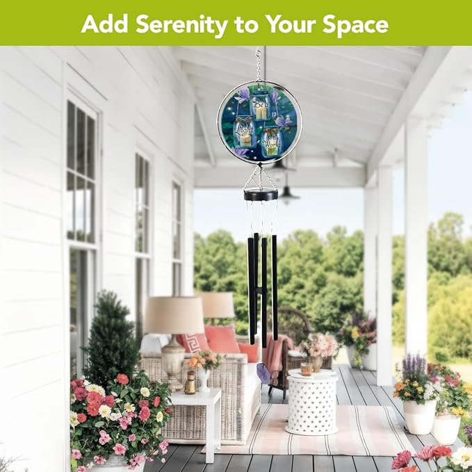 Briarwood Lane Be a Light to the World Illuminated Wind Chime