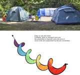 Hanging Wind Spinners, Spiral Wind Spinner Colorful Windsock Outdoor Garden Decor Hanging Decoration for Yard Garden Outdoor