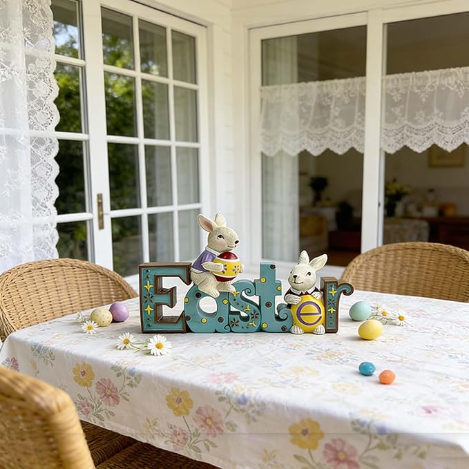 Easter Decorations Easter Bunny Decor, Easter Bunny Decor,Spring Decor Easter Indoor Decorations, for Easter Decorations for Home