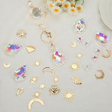 DIY Suncatchers, 400 pcs Sun Catchers Making Supplies Kit Art and Crafts for Adults Prism Hanging Decorative Suncatcher with Crystals Rainbow Maker for Indoor Windows Office Home Decor