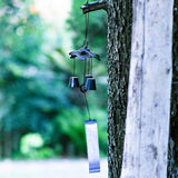 Japanese Wind Chime Cast-Iron Outdoor Ornament for Garden, Patio & Balcony, Hanging Metal Wind-Bell Decoration Gift, Blessing Pendant Windchimes, Traditional Classic Style - Trio - Ancient Well