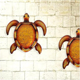 Sculpture Tabletop Metal Turtle Wall Decor Bathroom Glass Art Iron Sculpture Outdoor Blue Hanging Bedroom Patio Porch Or Fence