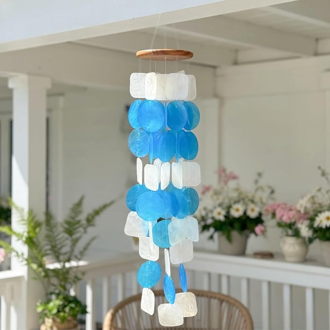Solange & Frances Spring Decor Wind Chimes for Outside. Garden Decor Wind Chimes. Unique Windchimes Birthday Gifts for Women, Gift for Women Ideas