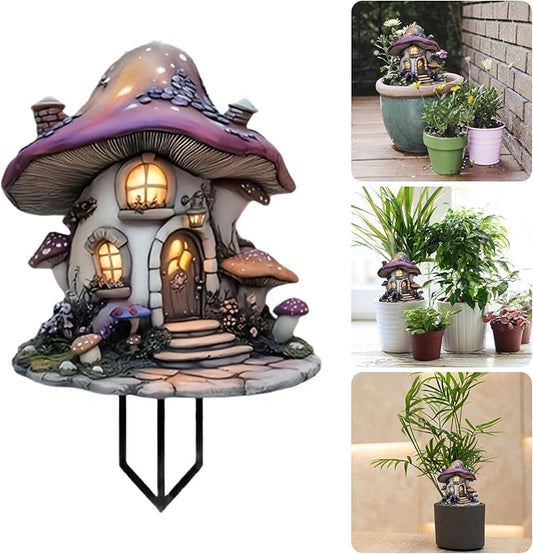 Garden Pathways Marker Squirrels Stake for Flower Beds Fences Decorative Outdoor Sign Landscape Accent Garden Fence Decorative Signboard