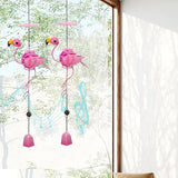 MUMTOP Flamingo Wind Chimes for Outside - 2 Pack Flamingo Gifts for Women, Decorative Wind Bell Hanging Ornaments Pendant Indoor Outdoor Window Yard Porch Decor