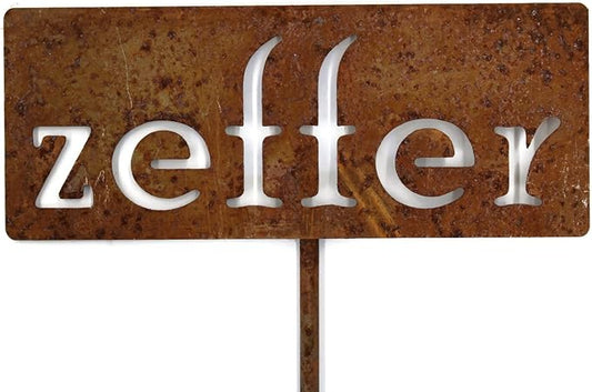 Classic Metal Garden Markers Clearance Items 20 to 33 Inches Tall (zeffer 20", Naturally Rusted)