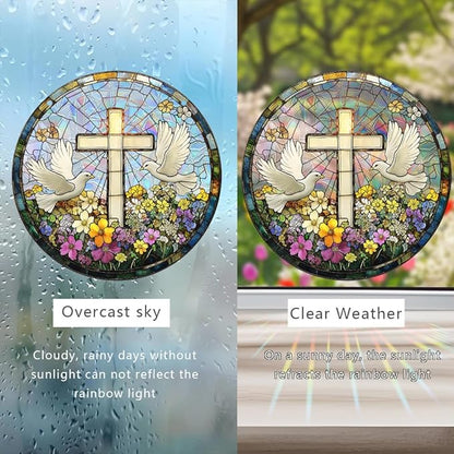 Sun Catchers Indoor Window, Acrylic Rainbow Suncatcher Window Hanging Decoration for Living Room Bedroom Summer Home Balcony Ornaments Decoration (SC237)