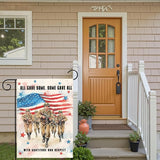Memorial Day Garden Flag Patriotic American Soldier Tribute Outdoor Yard Flags Honoring Fallen Heroes Military Remembrance Patio Veterans Day Fourth of July American Flag Decor 12x18 Inch