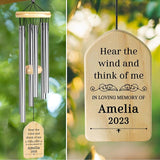 Memorial Wind Chimes - Sympathy Gifts for Loss of Loved One - Funeral Memorial Gifts - In Loving Memory - Bereavement Gifts for Loss of Mother or Father - Condolence Remembrance