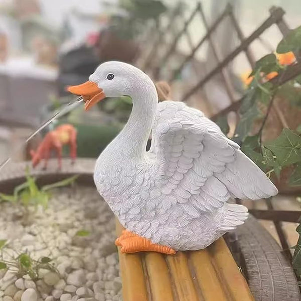 Spitters for Small Ponds with Water Pump, Animal Pond Spitters, Outdoor Water Feature Statue with Hose,Fish Tank Automatic Circulation