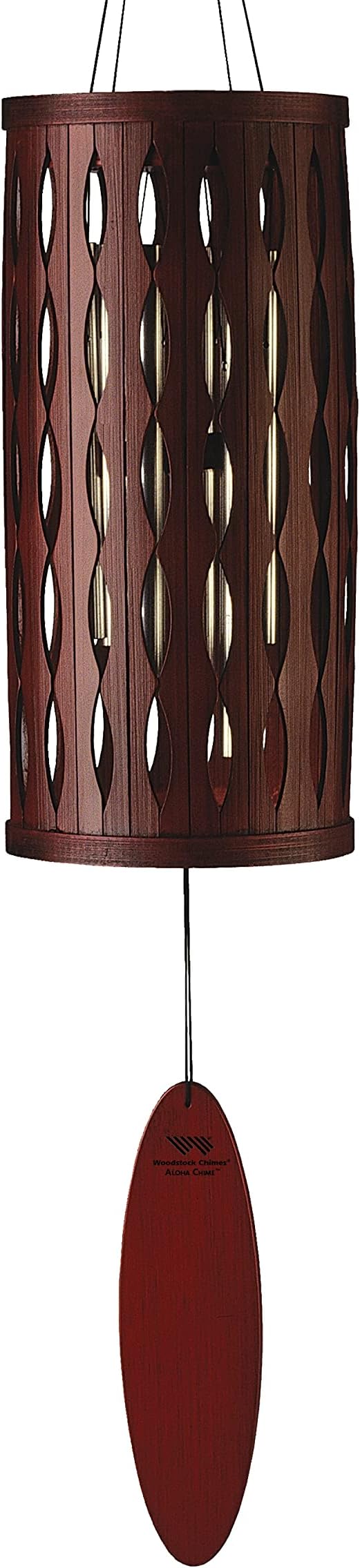 Woodstock Chimes Signature Collection, Aloha Chime, 28'' Purple Passion Decor Designs - Coastal Gifts Wind Chimes for Outdoor, Patio, Home or Garden Décor (ACP)