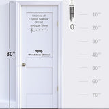 Woodstock Chimes Signature Collection, Chimes of Crystal Silence Small (21'') Antique Silver Wind Chimes for Outdoor, Patio, Home or Garden Decor (SMCAS)