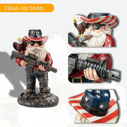 Patriotic Gnomes, 4th of July Gnomes,gnome,Military gnome, Desk Decor for Men,America 250 Merchandise,Veteran Gifts,250th Anniversary,Army Gifts for Men,Memorial Day Decorations