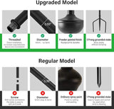 ZSZMFH Home Garden Torch Set of 6, Large Capacity 23.5oz Outdoor Metal Torch Garden Décor,55-Inch Upgraded Citronella Torches with 3-Prong Grounded Stake, Table Top Torches for Party Patio Pathway