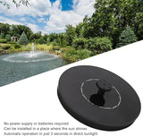 Solar Fountain Pump, ing Solar Fountain for Bird Bath, 7 Nozzles with 30 60cm Spray Height, ed Garden for Pool oor r, Includes