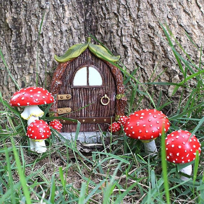 Outdoor Statues Garden Decoration Yard Sculpture Figurine Statuette,Resin Statues Gardening Supplies,Trees Decoration Garden Accessories,Garden Statuary Ornament Outdoor Statue Glow in The Dark