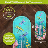 Briarwood Lane Dragonfly Garden Metal Thermometer