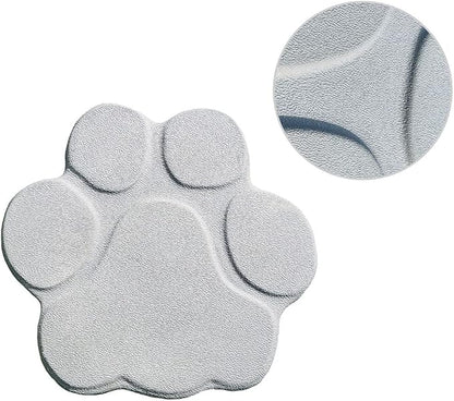 AUTUMN Paw Print Stepping Stone Mold - Dog & Cat Paw Print, Concrete & Cement, Non-Slip Textured, 13 in