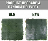 Artificial Grass Wall Backdrop Panels, 40"x40" UV-Anti Greenery Backdrop Wall, Faux Boxwood Panels for Patio, Garden, Backyard Indoor Outdoor Green Wall Decor & Privacy Fence Covering