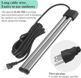 HITOP Outdoor Pond Heater - 150W 300W 600W Aquarium Heater for Small Ponds, Ponds De-icer with Long Cable Wire and Floatable Foam