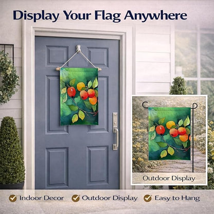 Caroline's Treasures Missouri Hawthorns in Watercolor Garden Flag Mailbox Flag Decorative Yard Flag Banner Outside Patio Artwork Yard Flower Beds, Garden Size, Multicolor