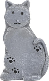 Cats Memorial Stone Garden Statue, Pet Statues Gifts for Loss of Cat Sympathy, Grave Markers for Garden Outdoor Statue Decor