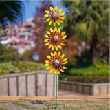 Wind Artistic Metal Garden Sculpture for Yard Art Lawn