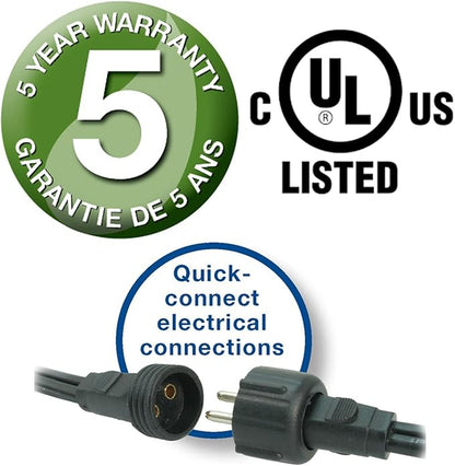 Aquascape 1-Watt Submersible Underwater Warm White LED Waterfall Up Light for Ponds & Water Features, 84032