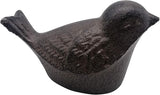 Comfy Hour 3.5" Heavy Duty Cast Iron Bird Figurine, Decorative Vintage Brown Sparrow Statue for Farmhouse Home Decor, Shelf, Mantel & Tiered Tray, Bird Lovers Gift, 1 pc