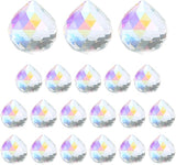 M METERXITY 20-Pack Crystal Ball Prisms, 24mm/0.94 Inch Chandelier Pendant Maker Hanging Crystals Chandelier Prisms for Home/Windows/Garden/DIY Decoration[Vibrant Colors]