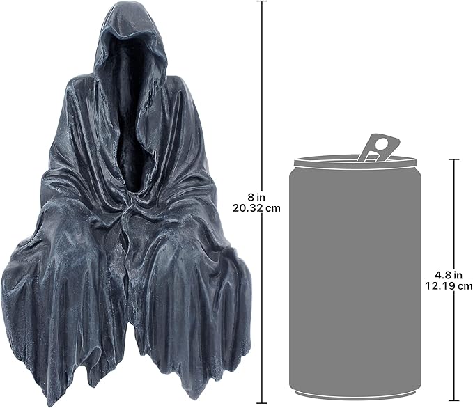 Design Toscano Reaping Solace: The Creeper Sitting Statue