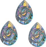 Crystal Prism Suncatchers DIY,AB Sparkling Teardrop Sun Catcher with Crystals Hanging Crystal for Windows, Chandeliers, Car & Garden Déco