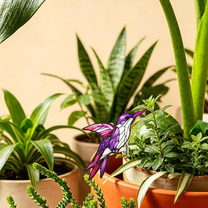 Hummingbird Gifts for Women Mom Grandma, Hanging Planter for Indoor Outdoor Garden, Bird Lover Plant Decor, Mothers Day Birthday Gifts from Daughter Son(17)