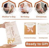 AMBOBE Gifts for Mom, Birthday Gifts for Mom from Daughter Son, Mother Birthday Gift - Mother’s Day, Thanksgiving, Christmas Sentimental Keepsake Present, 32 Inch Moms Wind Chimes with Gift Box
