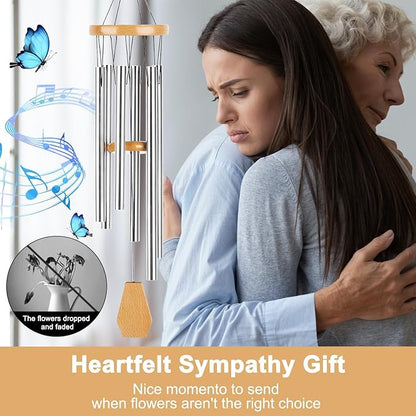 Personalized Pet Loss Memorial Gift Wind Chime, Loss of Dog Sympathy, Remembrance Dog Memorial Cat, in Memory Lost of Cat Sympathy, Bereavement Remembrance Gift for a Grieving Pet Owner