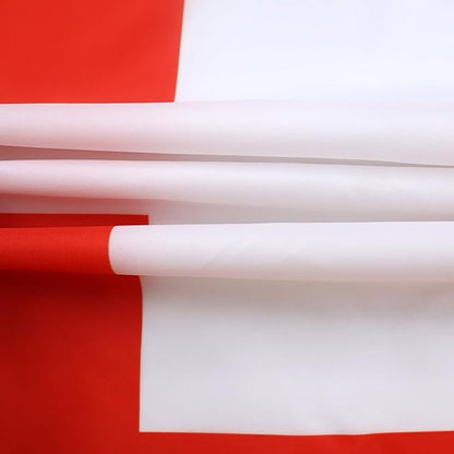 AZ FLAG Swiss Flag 150 x 90 cm with 4 Eyelets for Balcony or Wall