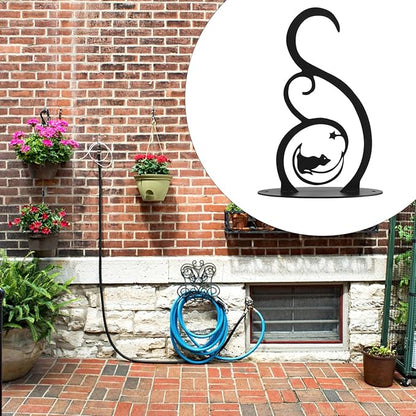 DOITOOL Wall Mount Plant Hanger Iron Hanging Plant Bracket Metal Flower Plant Hanger Wrought Iron Planter Hooks for Hanging Bird Feeders Lanterns Wind Chimes Hanging Basket Brackets