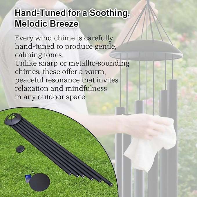 ASTARIN 74 Inch Extra Large Wind Chimes for Outside, Wind Chimes Outdoor Deep Tone,Windchimes Outdoors for Patio, Garden, Porch, Yard