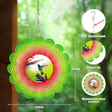 Hummingbird Gifts for Mom, Moms Wind Spinners, Mother's Day Best Gift for Mom, Mother Birthday Gift from Daughter Son, Love Reminder Gifts for Mother's Day, Garden Decor Gifts for Outside, Patio, 12in
