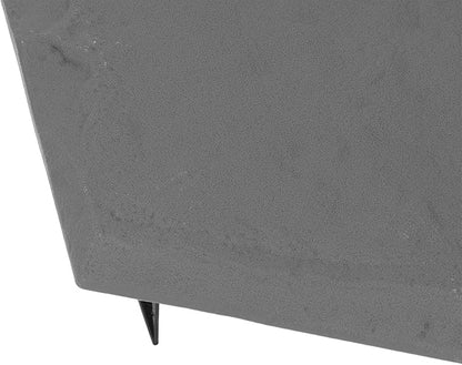 4Pcs Large Stepping Stones,Outdoor Stepping Stones with 24pcs Ground Stakes,Outside Flooring Pavers Decorative for Garden Yard Lawn Pathway Walk Way (Grey)
