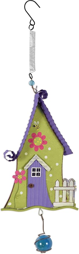 Sunset Vista Designs 93646 Gnome Collection-Hanging Garden Bouncy, Purple 16.5" x 4.75" x 1.2"