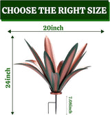Large Tequila Rustic Sculpture, Rustic Metal Agave Plants for Outdoor Patio Yard Mexican Plant