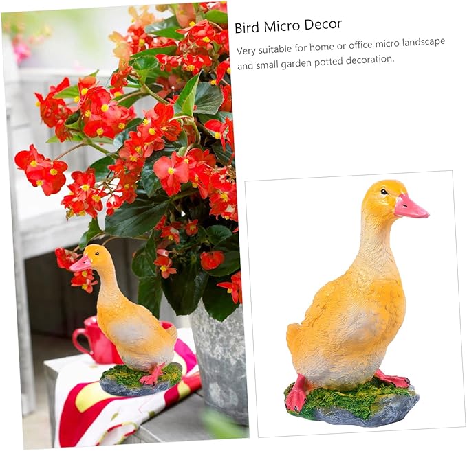 POPETPOP Garden Ornament Figurine Decoration for Home Office and Garden Charming Outdoor Lawn Statue for Creative Decor and Pleasant Atmosphere