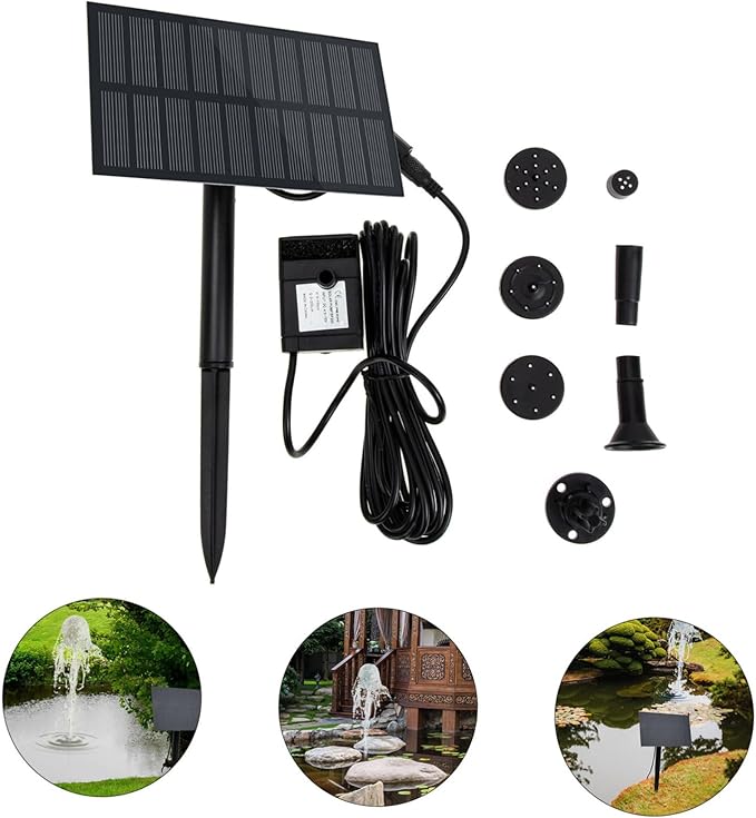 Levemolo 1set Professional Fountain Pump for Bird Bath Floating Pump for Gardens and Pools Efficient Creative Design and Low Noise